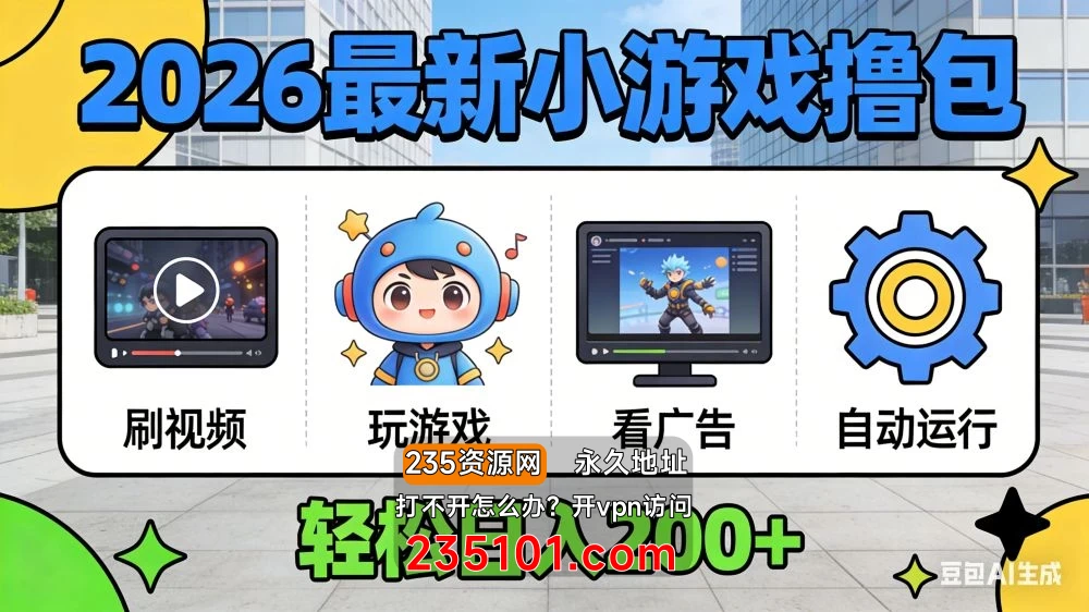 2026 年最新小游戏自动撸包！独家技术日入 200+，矩阵放大躺赚！ 第1张