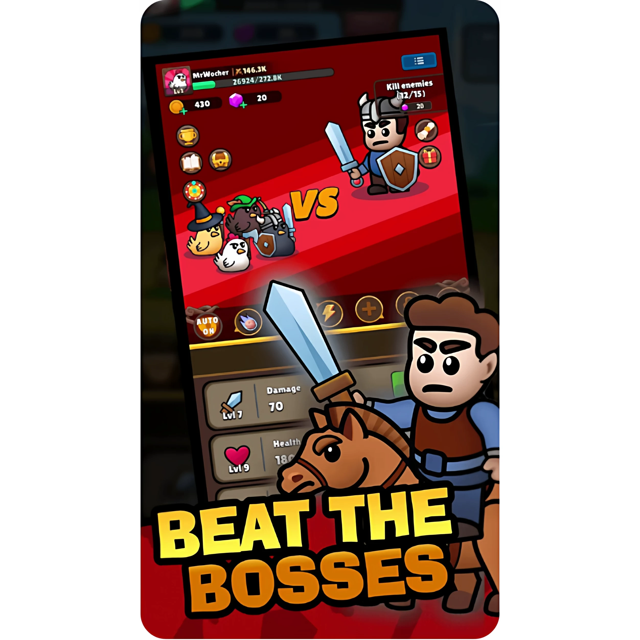 Unity 萌鸡传说 Legend Of Chicken RPG策略 精品游戏源码 益智类