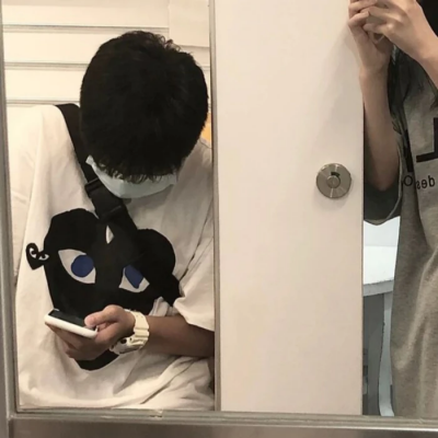 情侣头像一男一女情头真人 真人ins风情侣头像高级质感