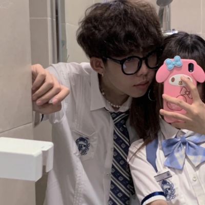 情侣头像一男一女情头真人 真人ins风情侣头像高级质感