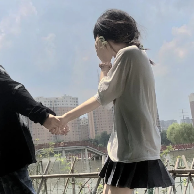 情侣头像一男一女情头真人 真人ins风情侣头像高级质感