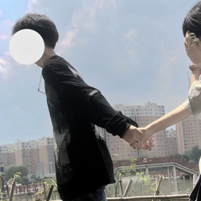 情侣头像一男一女情头真人 真人ins风情侣头像高级质感