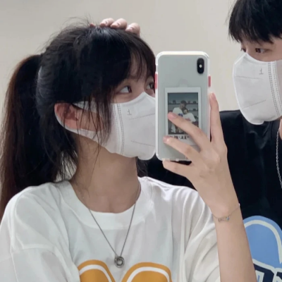 情侣头像一男一女情头真人 真人ins风情侣头像高级质感