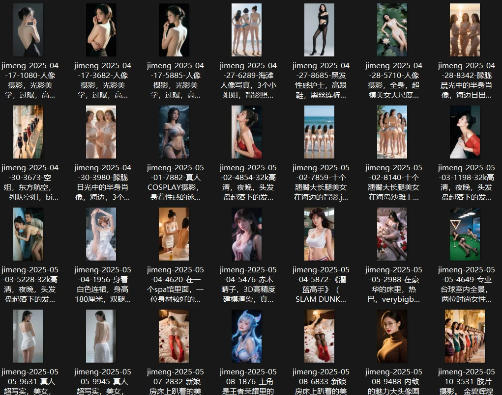 AI 美女提示词整合包，近 800 个美女相关 提示词 第1张