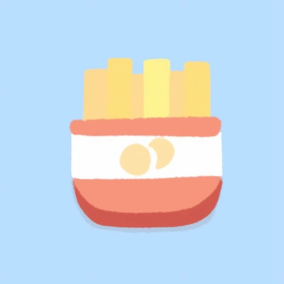 独一无二的美食女生头像图片 Q版食物萌图可爱吃货卡通头像合集