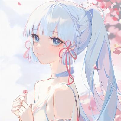 特好看二次元纯欲女生头像 好看氛围感十足的动漫女生头像可爱