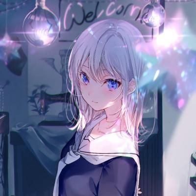 特好看二次元纯欲女生头像 好看氛围感十足的动漫女生头像可爱