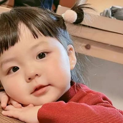 最火萌宝宝头像一左一右超萌 最流行的萌娃微信头像情侣闺蜜