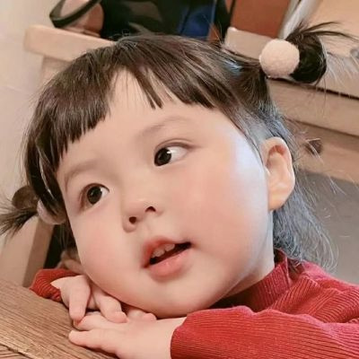 最火萌宝宝头像一左一右超萌 最流行的萌娃微信头像情侣闺蜜