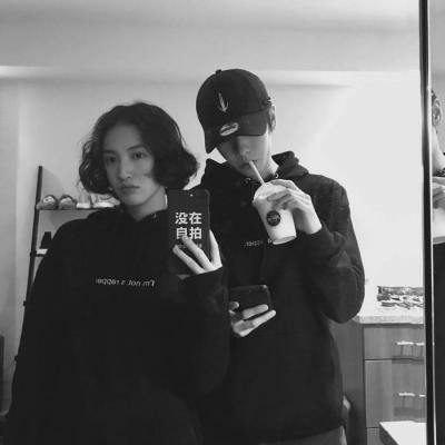 唯美高清情侣最新头像图片大全 黑白情侣头像一男一女真人