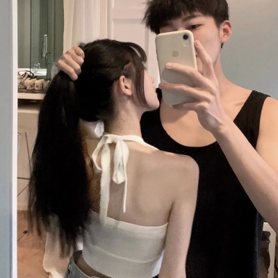 唯美情头真人浪漫图片大全 超甜的情侣头像一左一右配对图片
