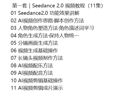 AI角色人物动漫画短片剧分运镜头即梦Seedance2.0提示词制作视频