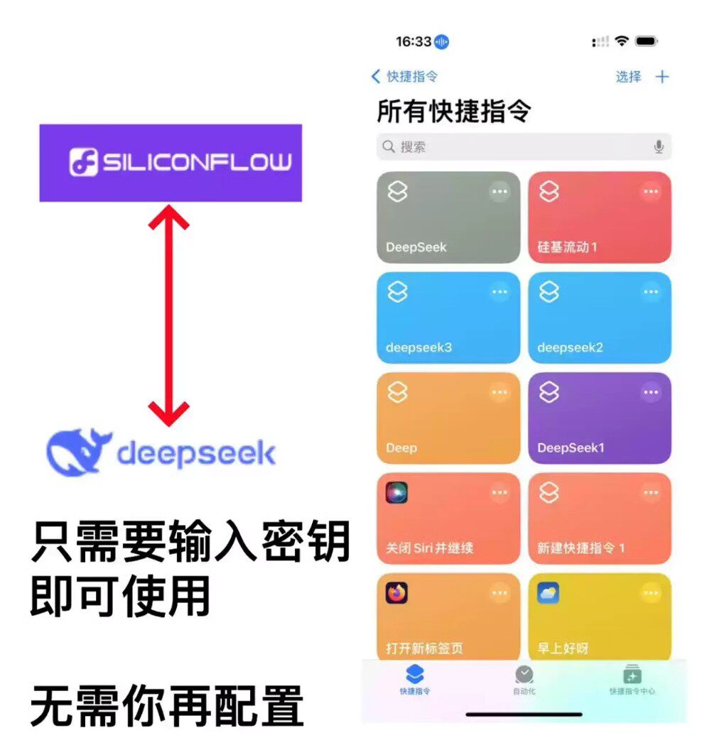 【Siri接入DeepSeek声控教程】苹果手机AI助手iphone快捷指令 【Siri接入DeepSeek声控教程】苹果手机AI助手iphone快捷指令