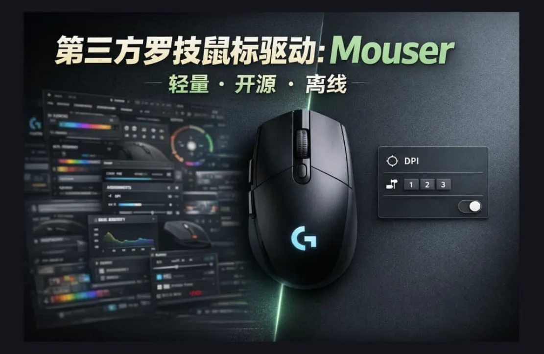 Mouser v3.5.3第三方罗技鼠标驱动