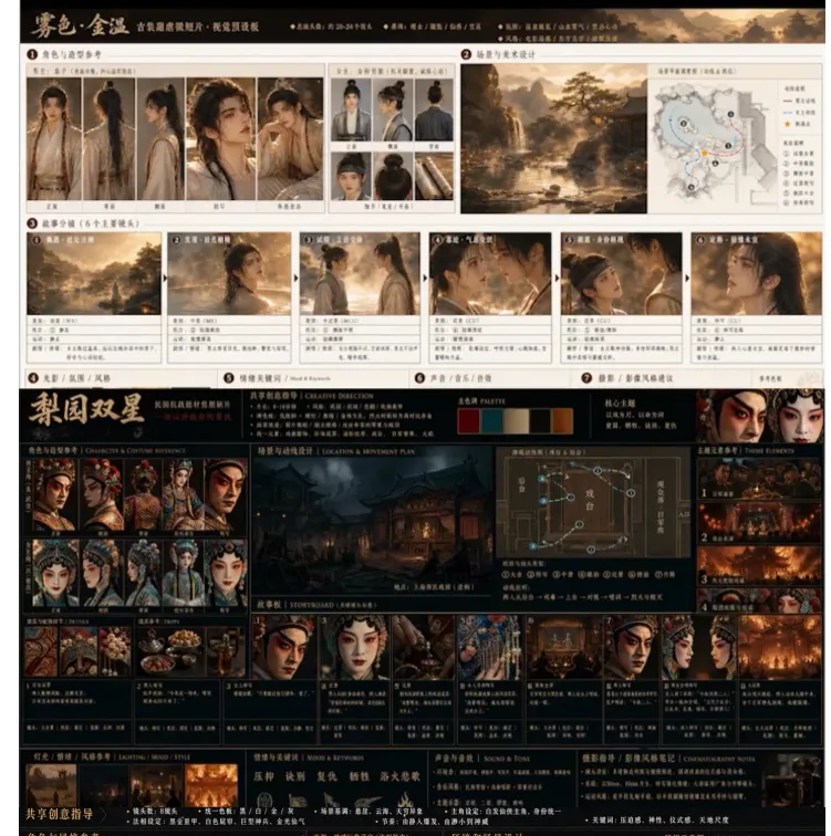 Image制作AI视频即梦seedance2.0故事版分镜提示词指令模版教程 Image制作AI视频即梦seedance2.0故事版分镜提示词指令模版教程