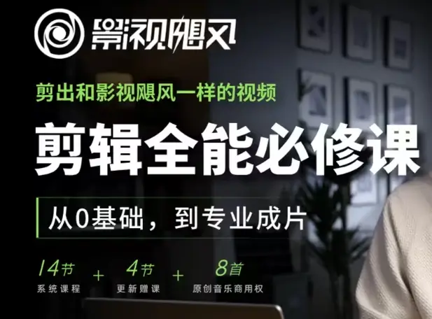 [影视飓风]剪辑全能必修课：从0基础到专业成片 mp4 [ 76.6GB ]
