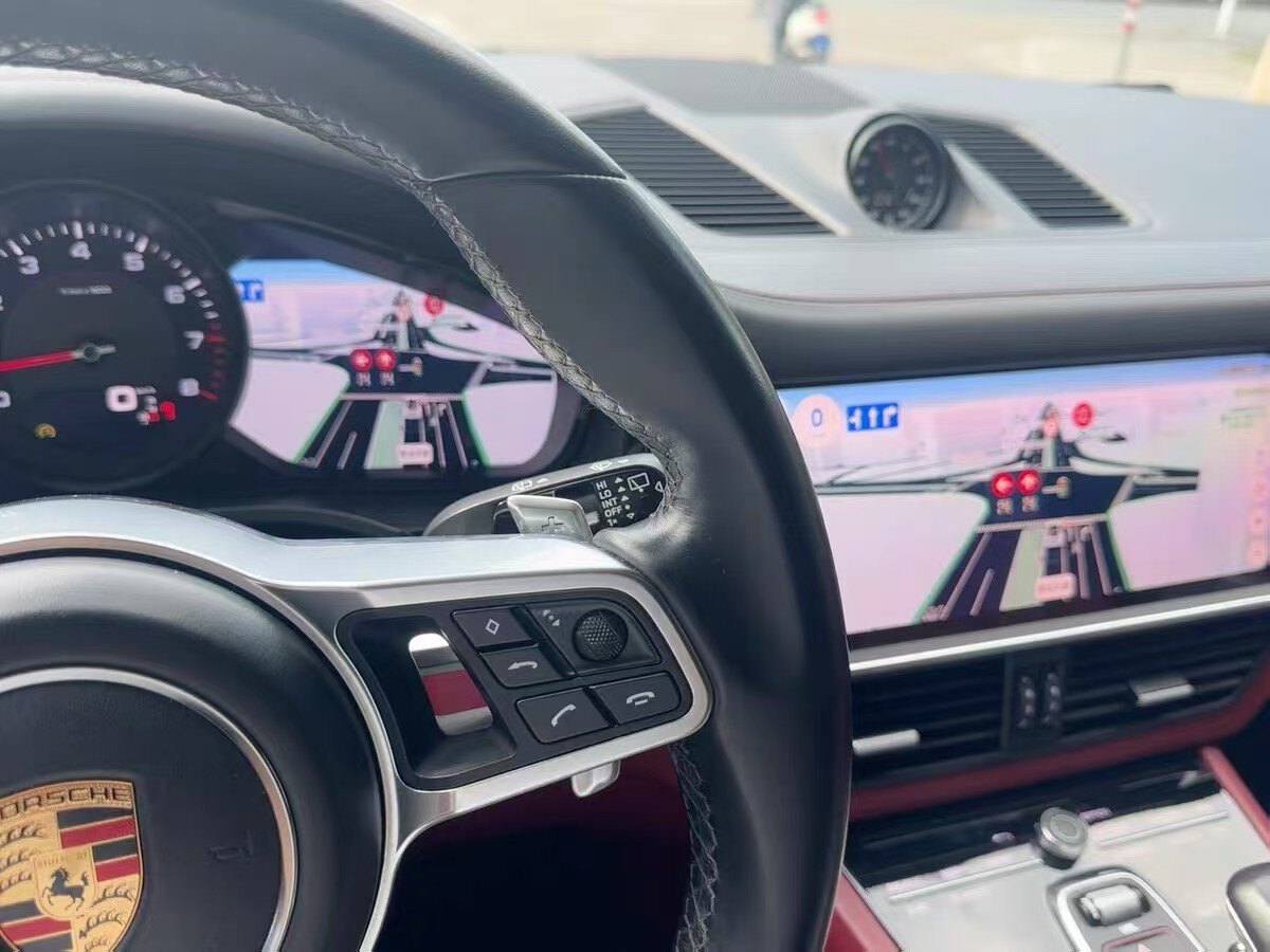 保时捷车机升级 CarPlay 投屏仪表