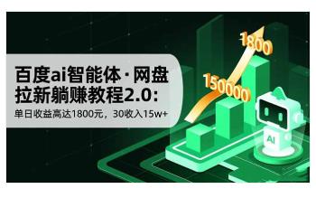 百度ai智能体·网盘拉新教程,小白必备 图1 百度ai智能体·网盘拉新教程,小白必备 图1