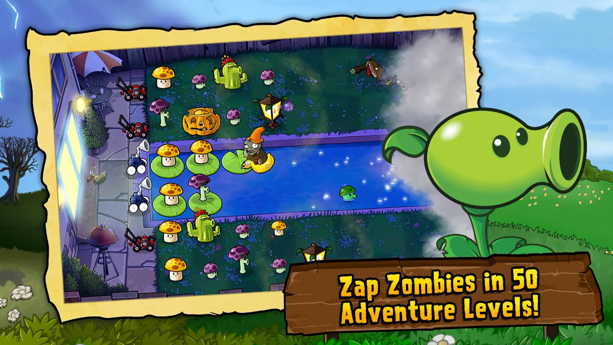 安卓植物大战僵尸经典版 无限阳光