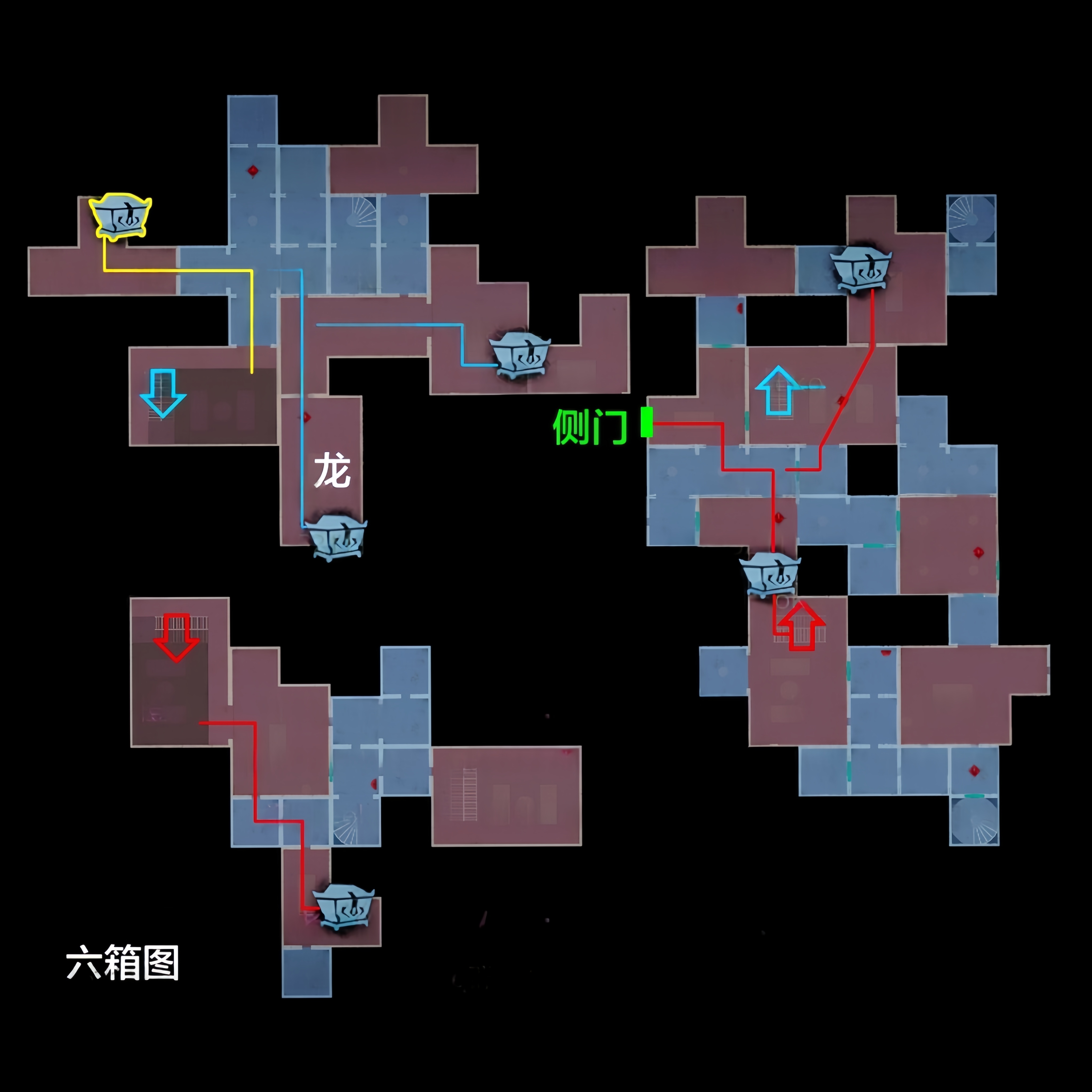 超自然行动组:精绝古城极限┛型地图小抄全面解析 左(长)多路