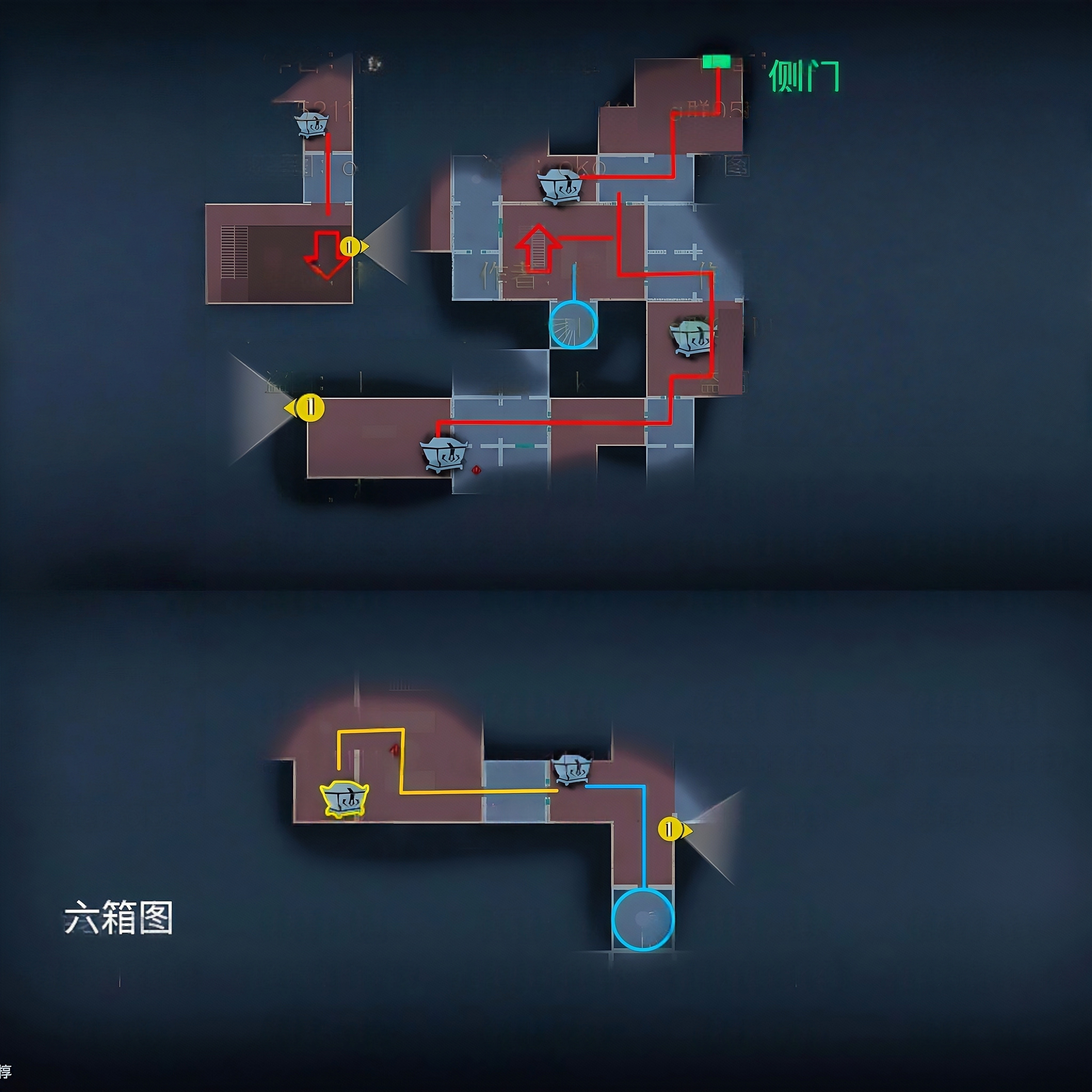 超自然行动组:精绝古城极限┛型地图小抄全面解析 上右(胖)下中路(2白)