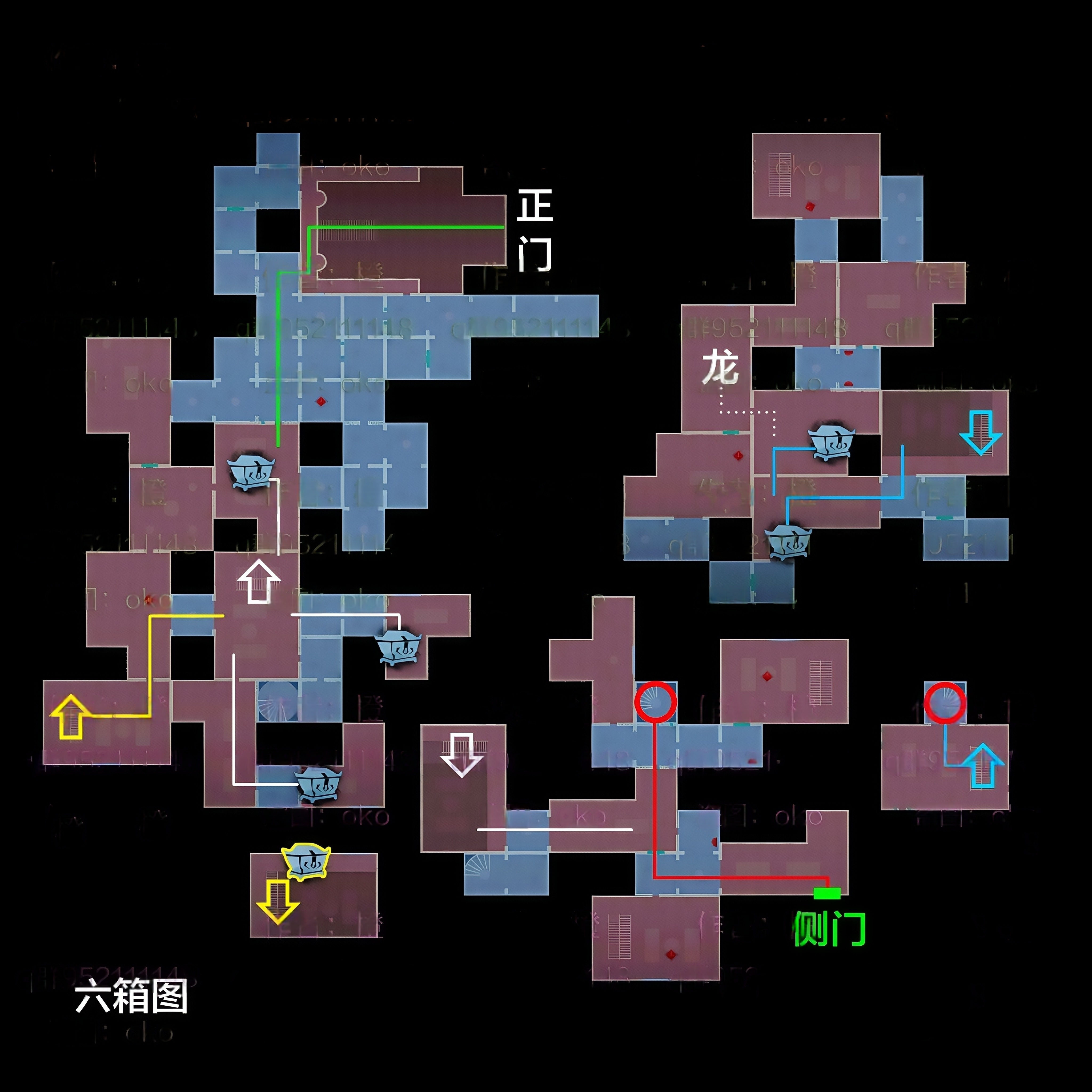 超自然行动组:精绝古城极限┛型地图小抄全面解析 下右(长) 左路