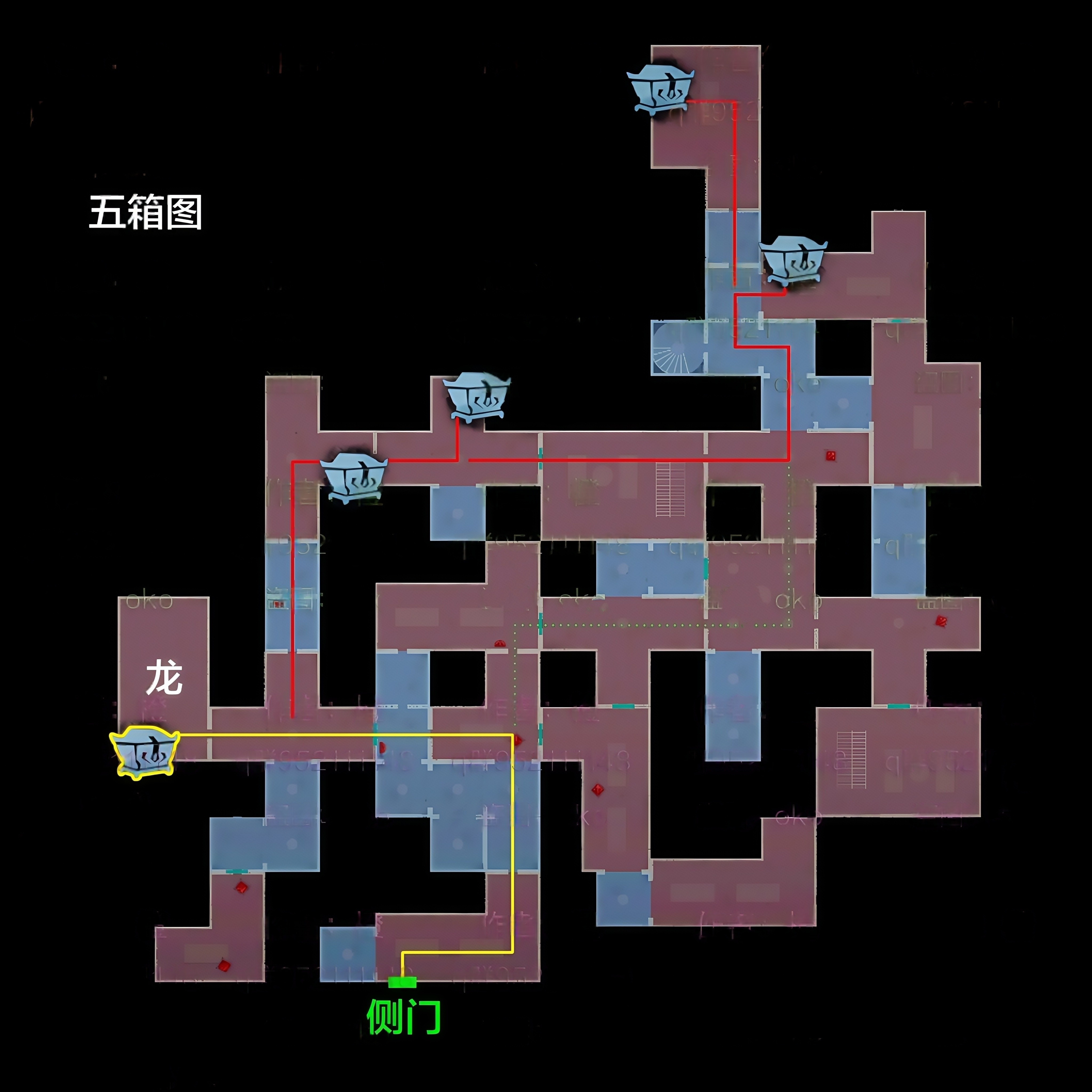 超自然行动组:精绝古城极限┛型地图小抄全面解析 下左(长)上有路