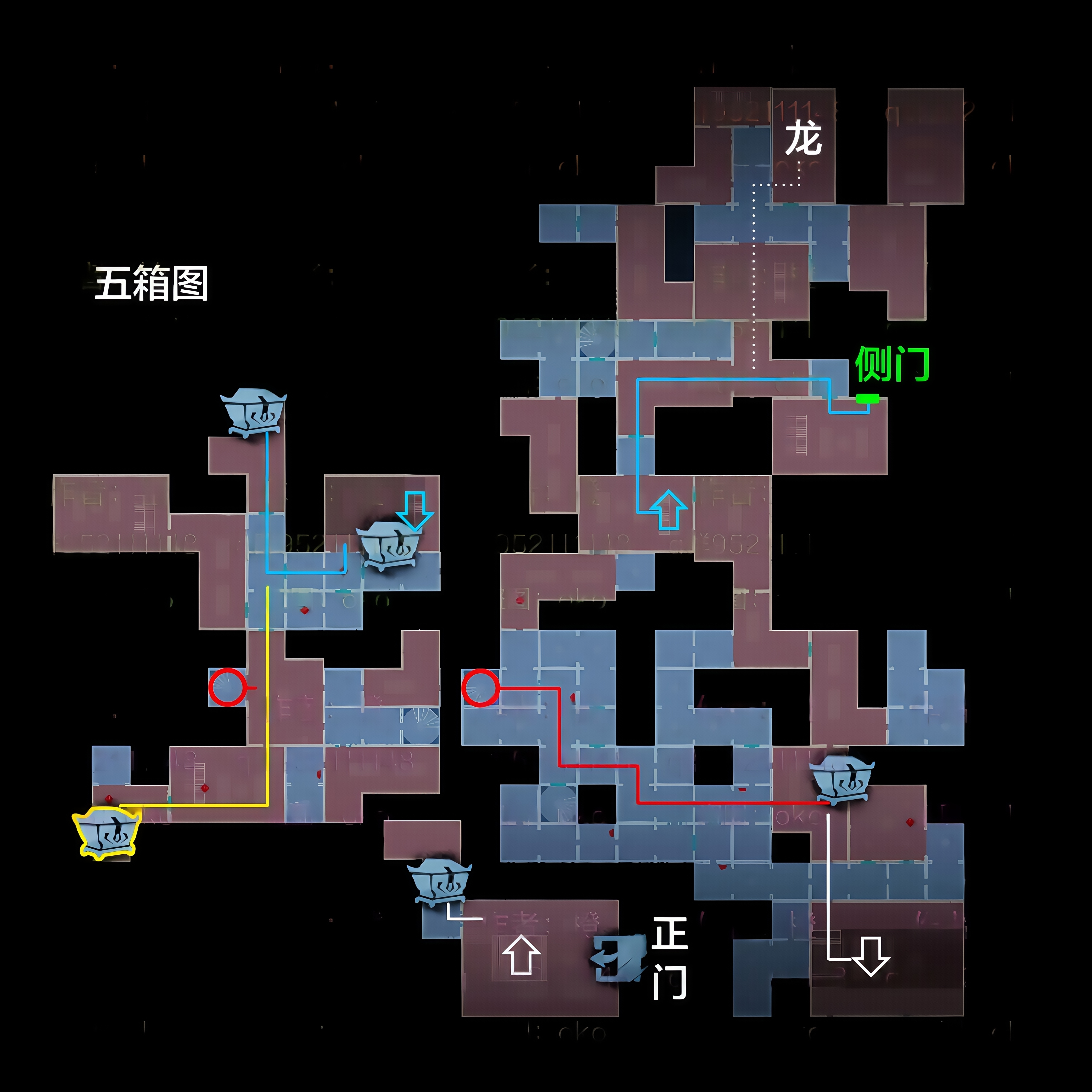 超自然行动组:精绝古城极限▃型地图小抄合集 上右 上中路