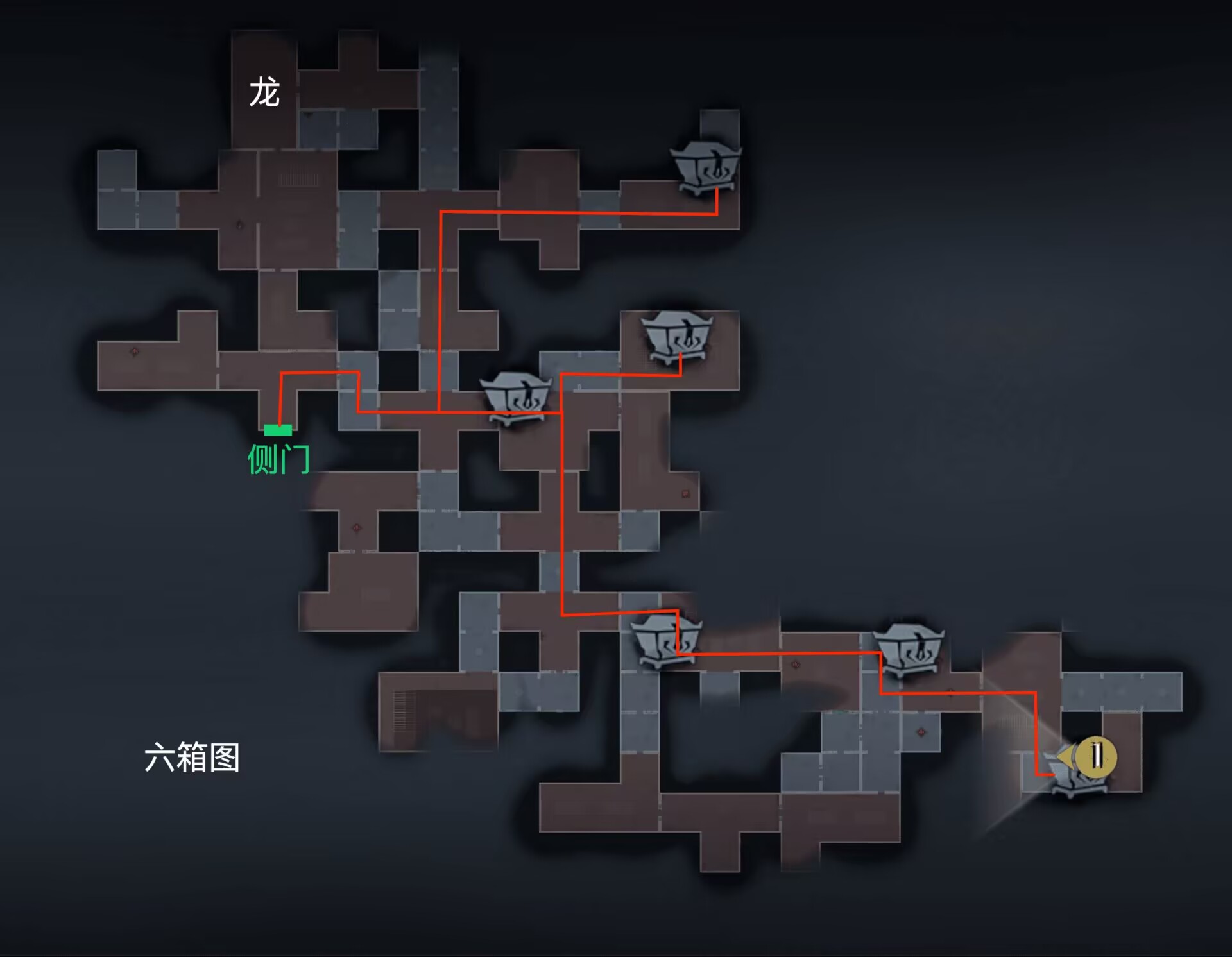 超自然行动组:精绝古城极限┳型地图小抄完整版 下 左右有路