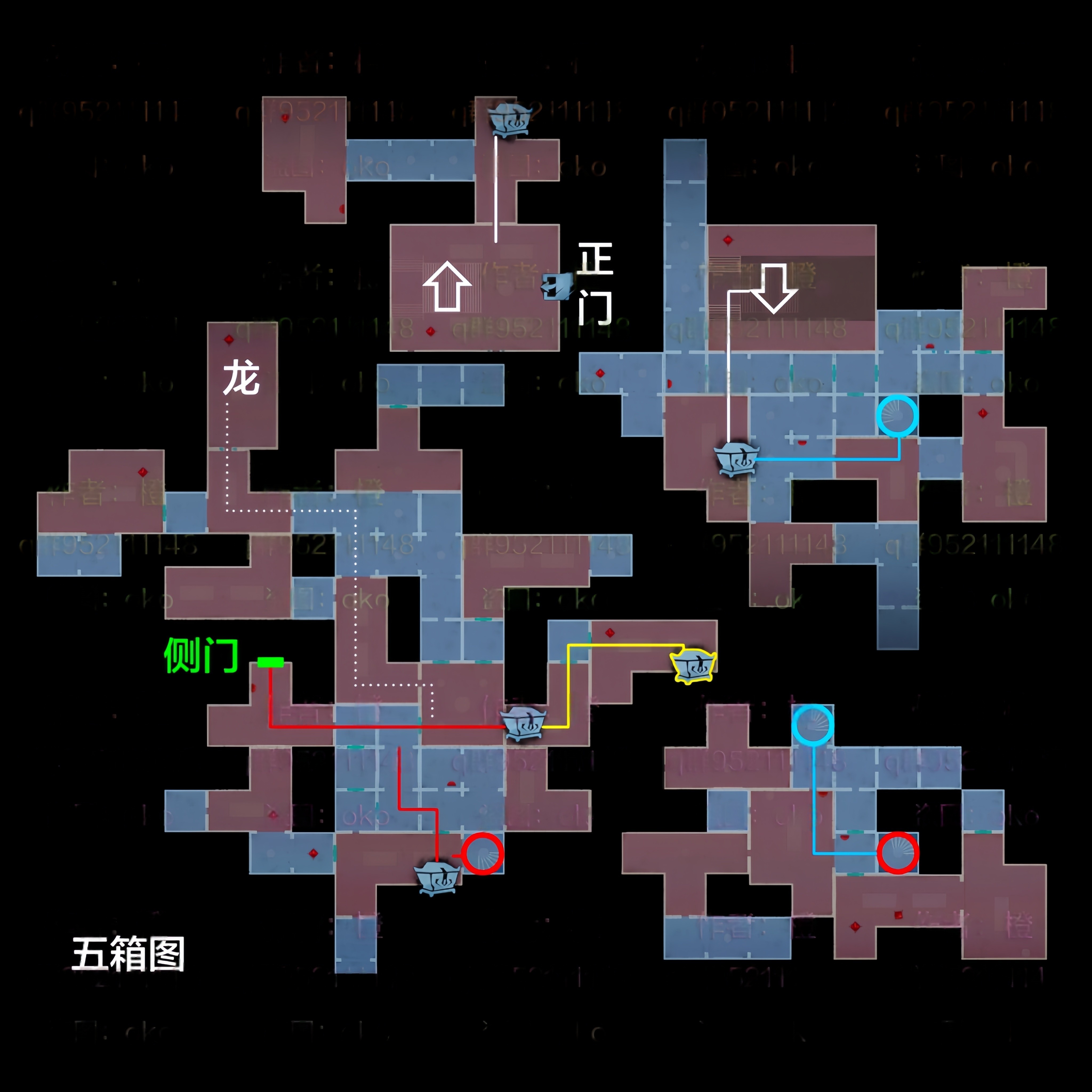 超自然行动组:精绝古城极限┻型地图小抄与形状判读 上 左无路