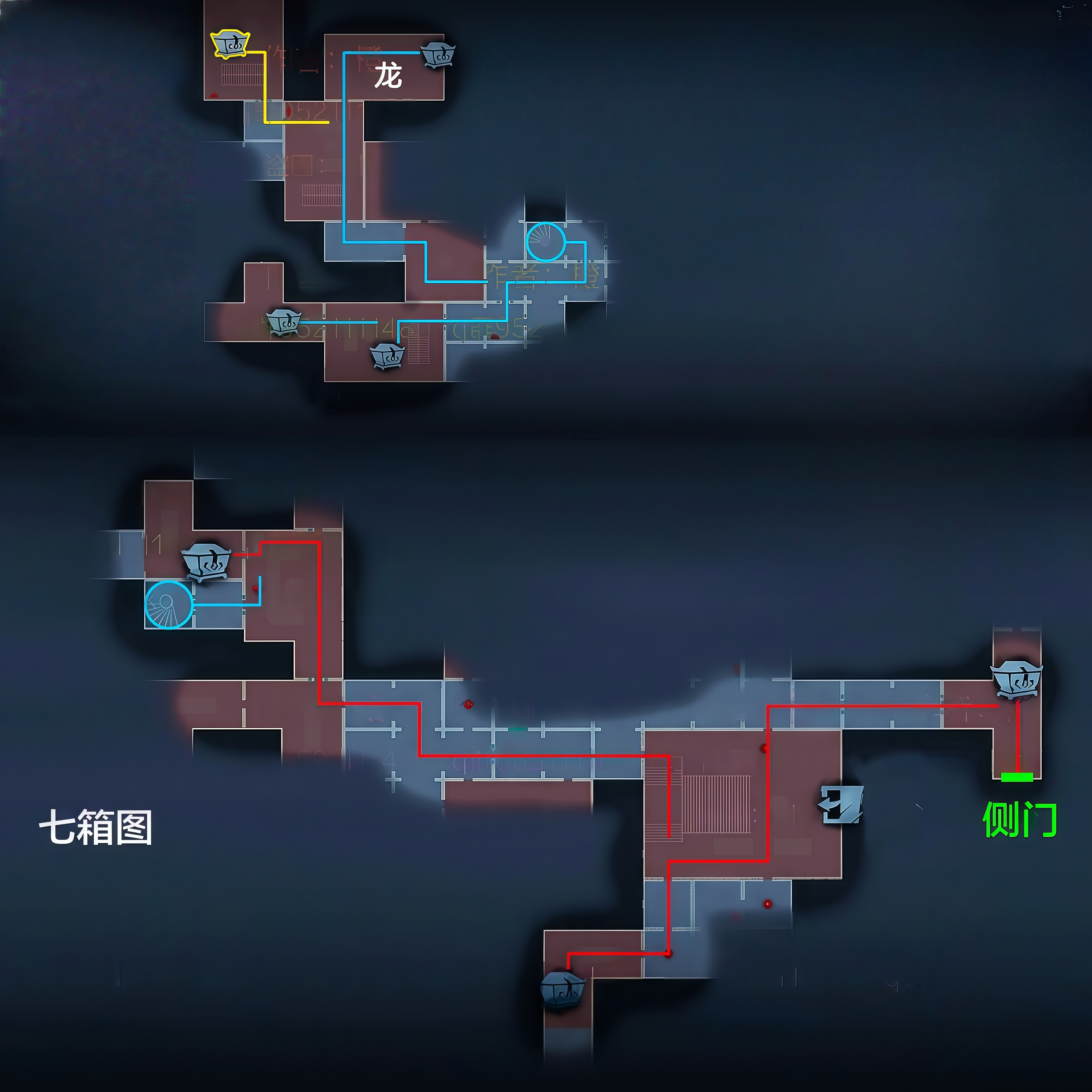 超自然行动组：精绝古城极限┫型地图路线图鉴 下 上棺