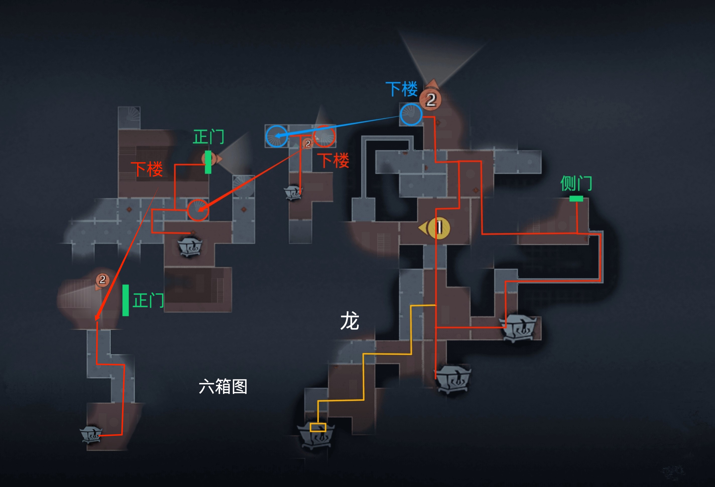 超自然行动组:精绝古城极限▃型地图小抄合集 上 偏右 有地道