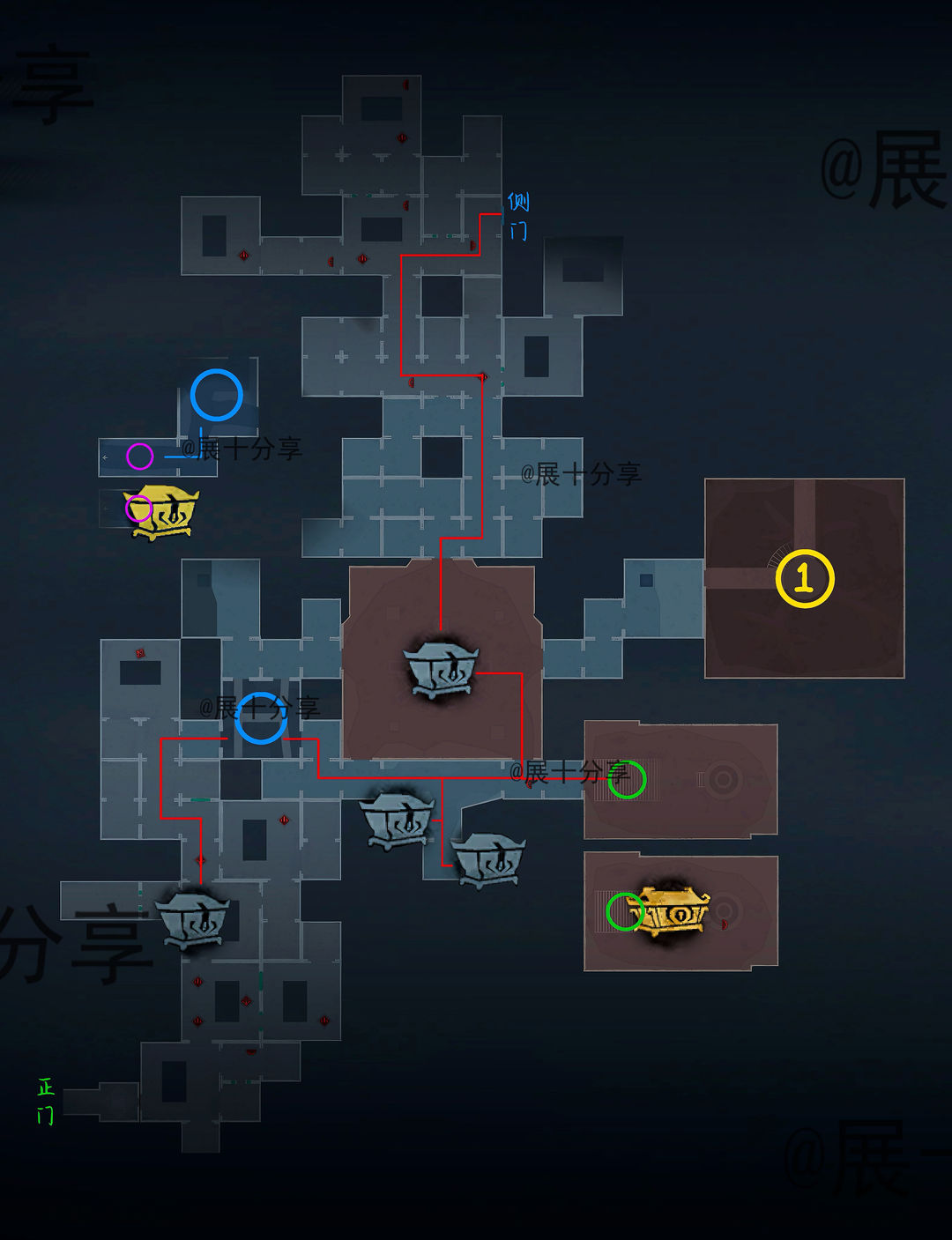超自然行动组昆仑秘境极限侧门在【右】全地图小抄汇总