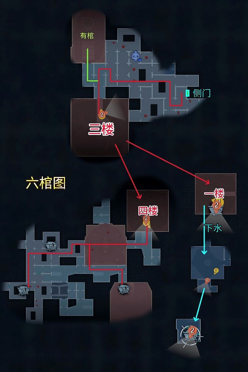 超自然行动组昆仑秘境极限侧门在【右】全地图小抄汇总