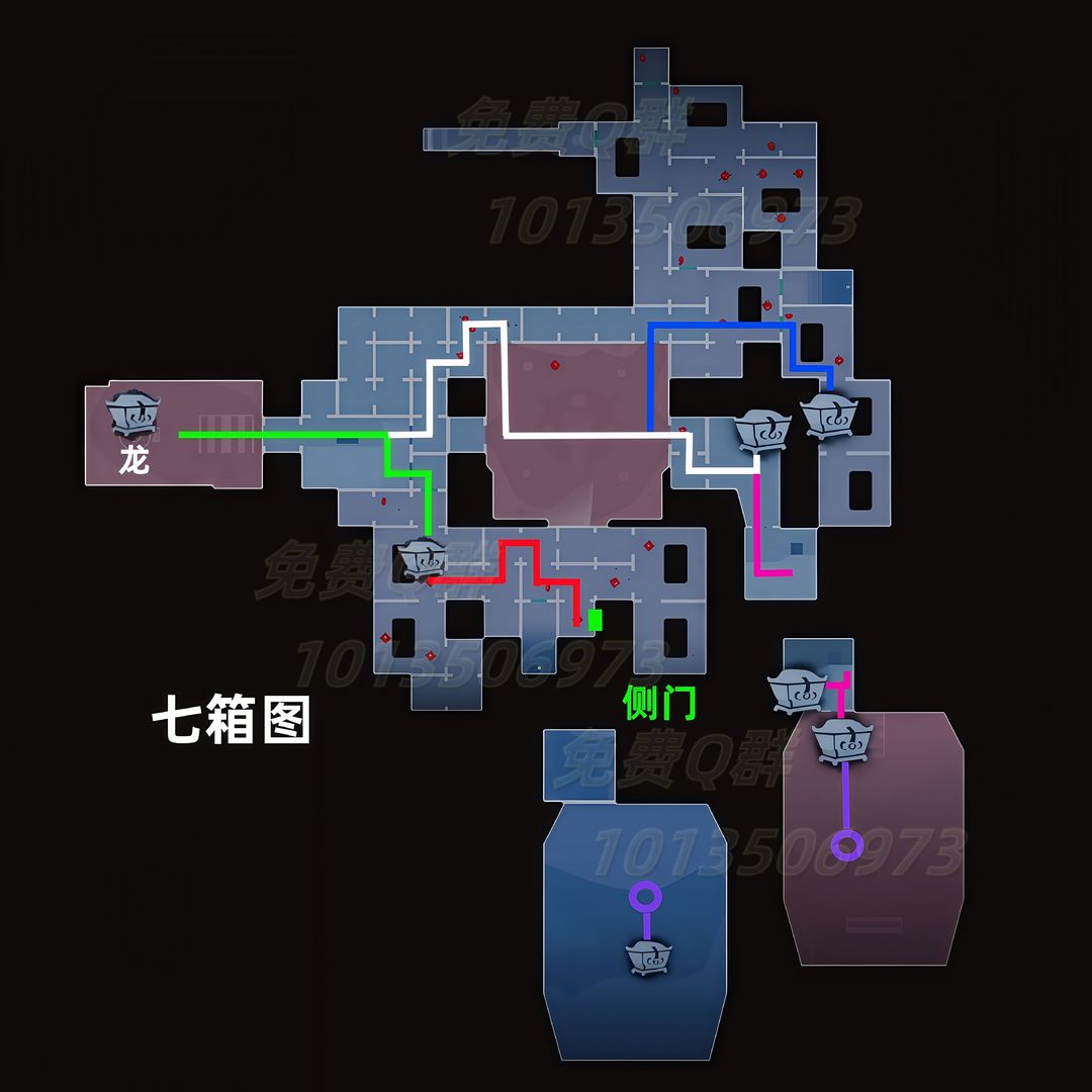超自然行动组昆仑秘境极限侧门在【右】全地图小抄汇总