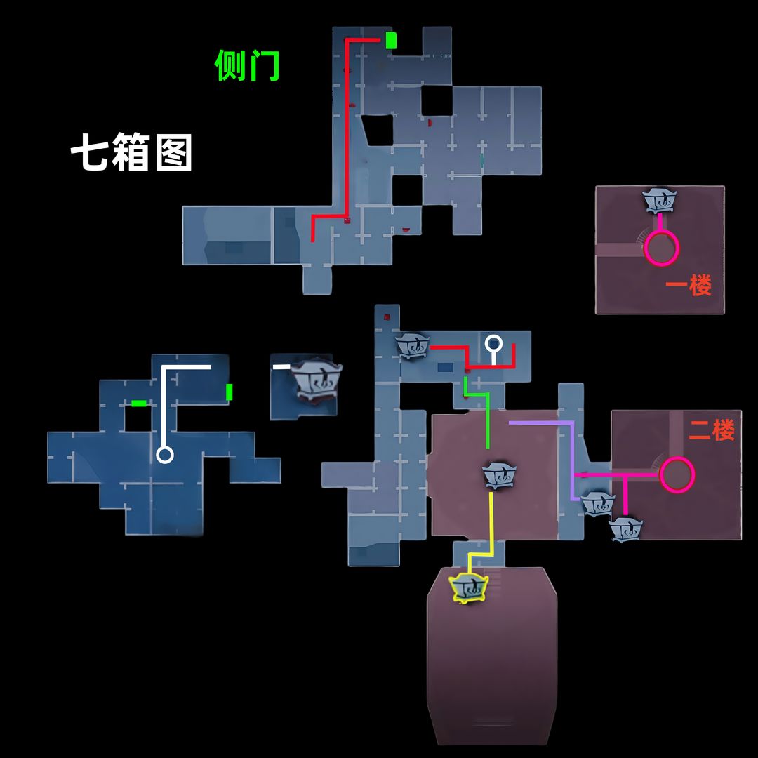 超自然行动组昆仑秘境极限侧门在【右】全地图小抄汇总