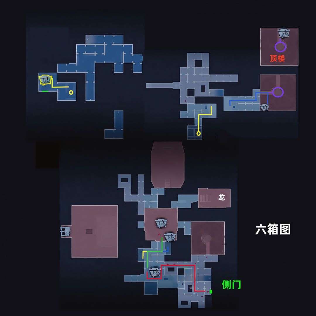 超自然行动组昆仑秘境极限侧门在【右】全地图小抄汇总