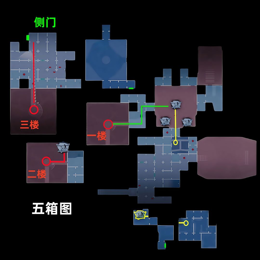 超自然行动组昆仑秘境极限侧门在【左】全地图小抄汇总