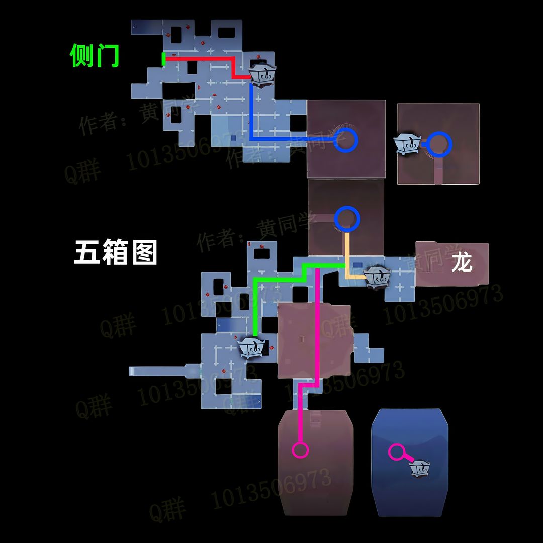 超自然行动组昆仑秘境极限侧门在【左】全地图小抄汇总