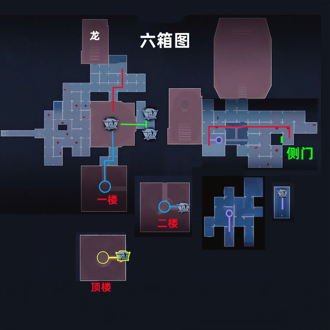 超自然行动组昆仑秘境极限侧门在【左】全地图小抄汇总