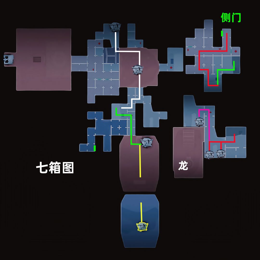 超自然行动组昆仑秘境极限侧门在【左】全地图小抄汇总
