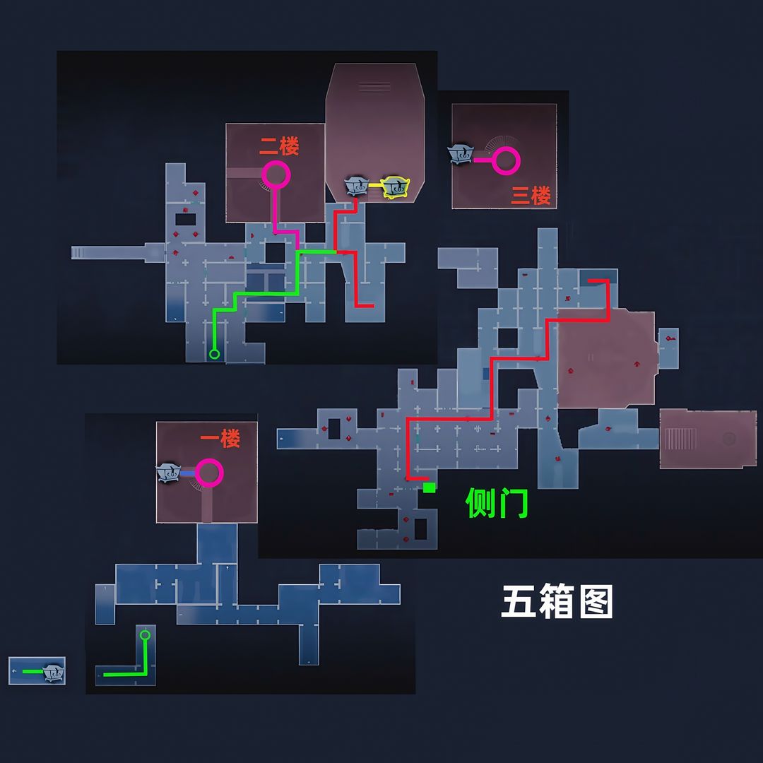 超自然行动组昆仑秘境极限侧门在【下】全地图小抄汇总