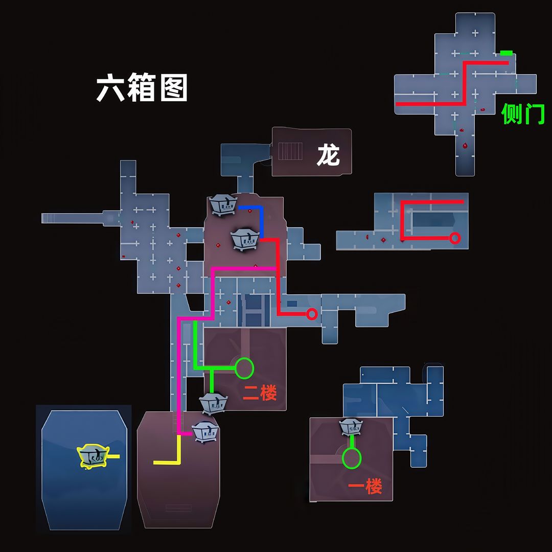 超自然行动组昆仑秘境极限侧门在【上】全地图小抄汇总