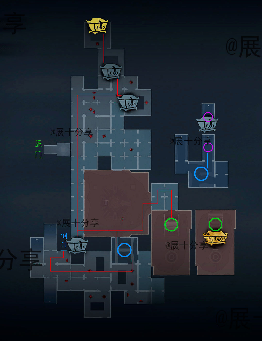 超自然行动组昆仑秘境极限侧门在【上】全地图小抄汇总