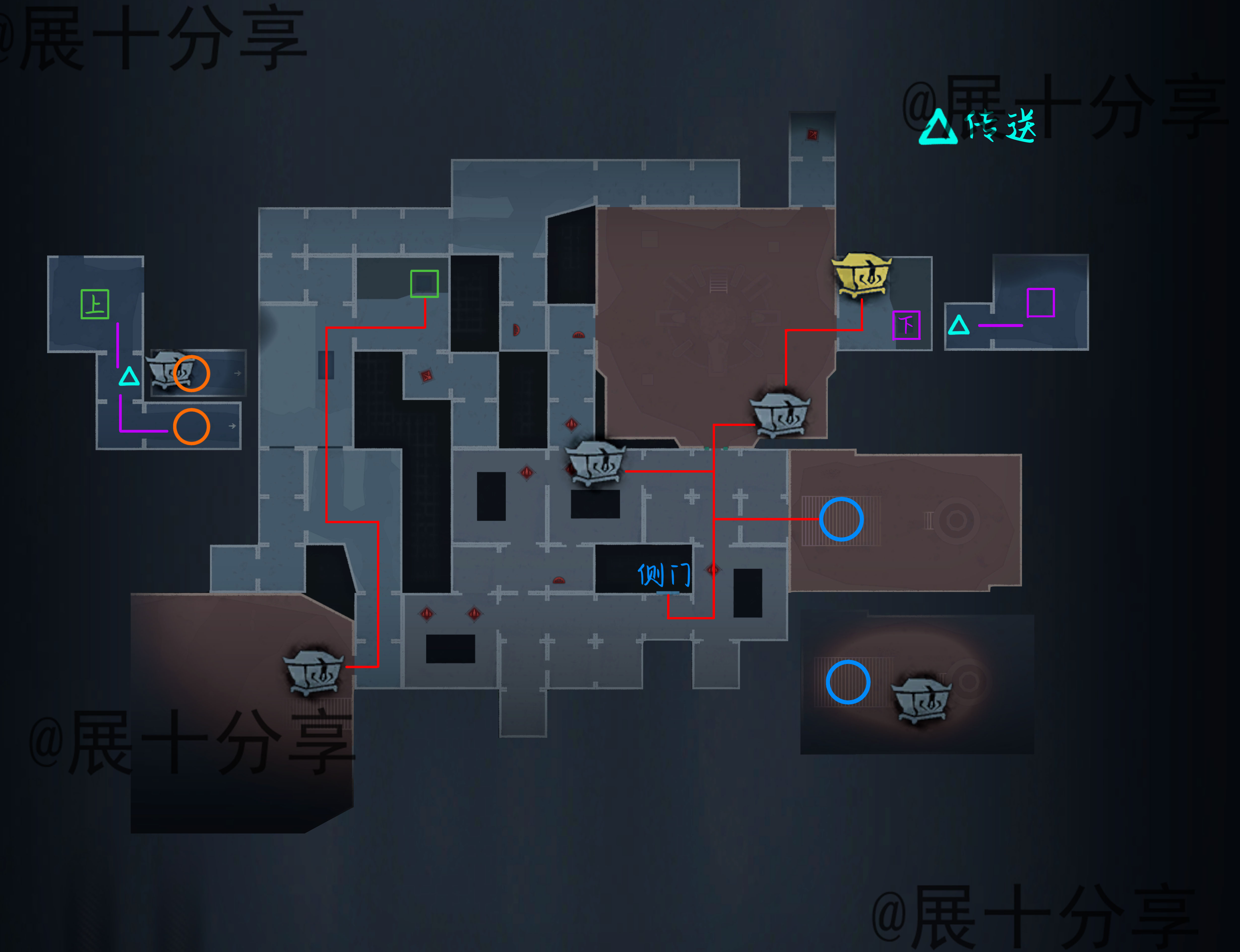 超自然行动组昆仑秘境极限全地图小抄一览