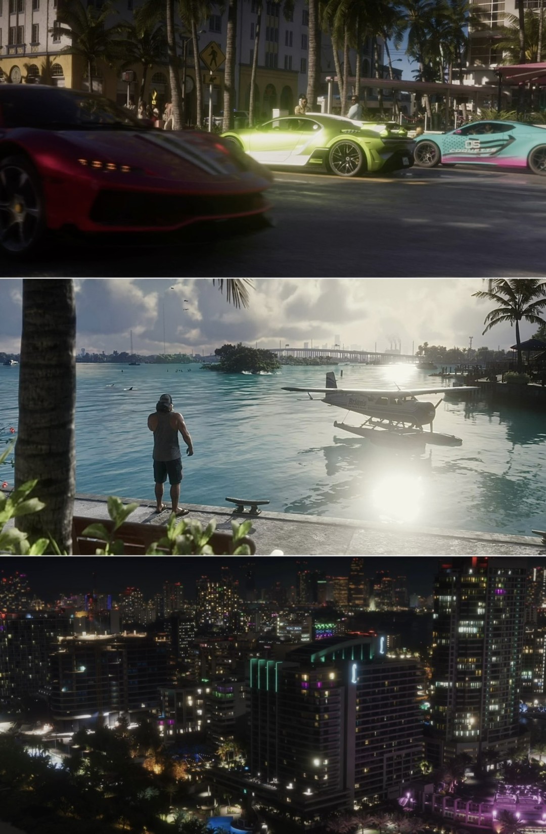 《GTA6》发售预告与首支预告横向对比 被质疑画面出现缩水