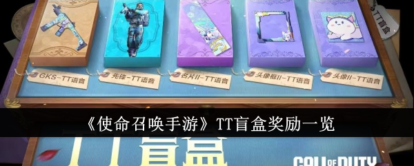 《使命召唤手游》TT盲盒奖励内容详解