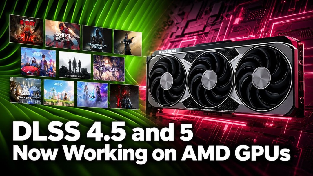 非官方模组DLSS-NR-on-AMD 0.8.0发布：RDNA 3/4显卡可启用DLSS光线重建