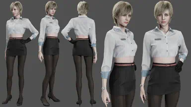 《生化危机9:安魂曲》雪利极简服饰MOD