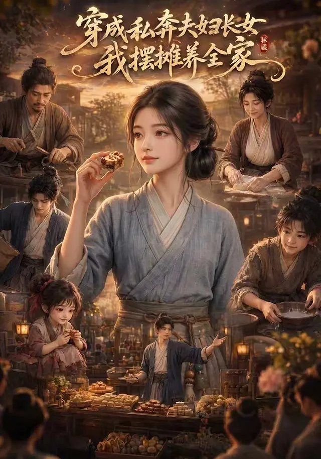 穿成私奔夫妇长女,我摆摊养全家(119集全)